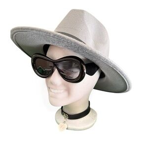 New Gray Fedora Hat-One size large